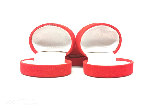 25 Estuche/caja Terciopelo Rojo Anillo/joyeria