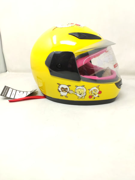 Casco De Moto Infantil Colores Visor Tapa Seguridad Niños
