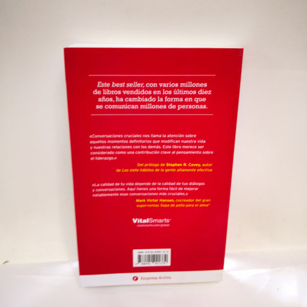 Libro conversaciones cruciales edición revisada Kerry patterson
