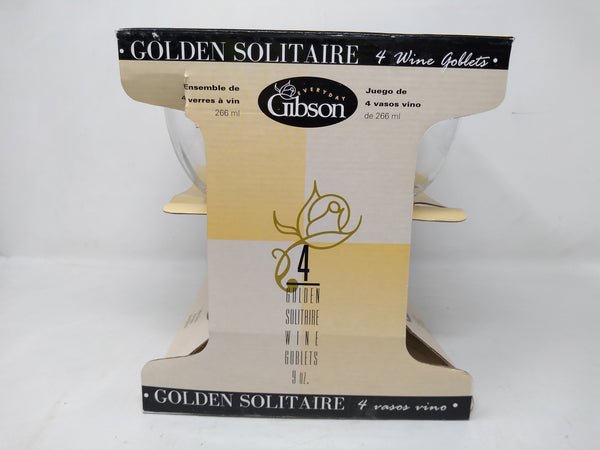 Juego de 4 copas Gibson solitaire tipo globo 266ml
