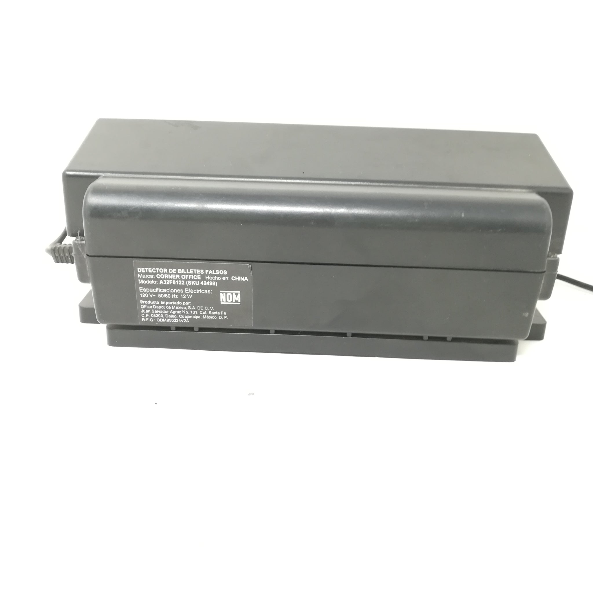 Máquina detector de billetes falsos luz UV luz negra