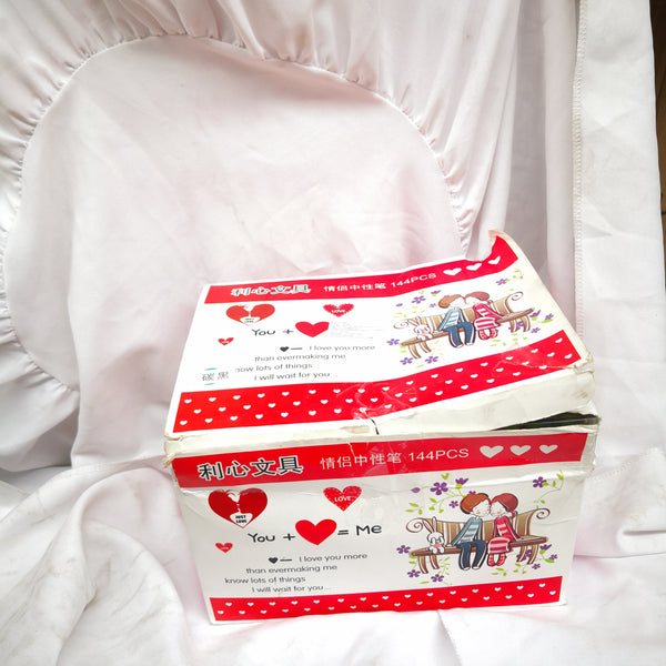 12 plumas lapicero corazón regalo novios