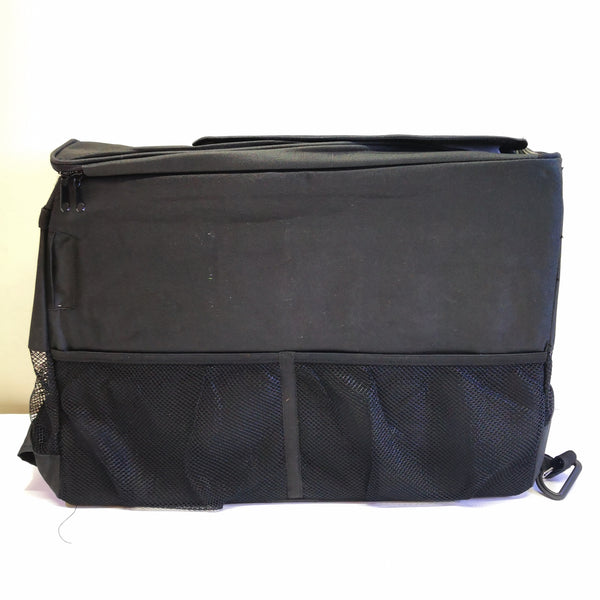 Maletín Hielera Bolsa Negro Con Divisiones 47cm X 29cm X 18cm