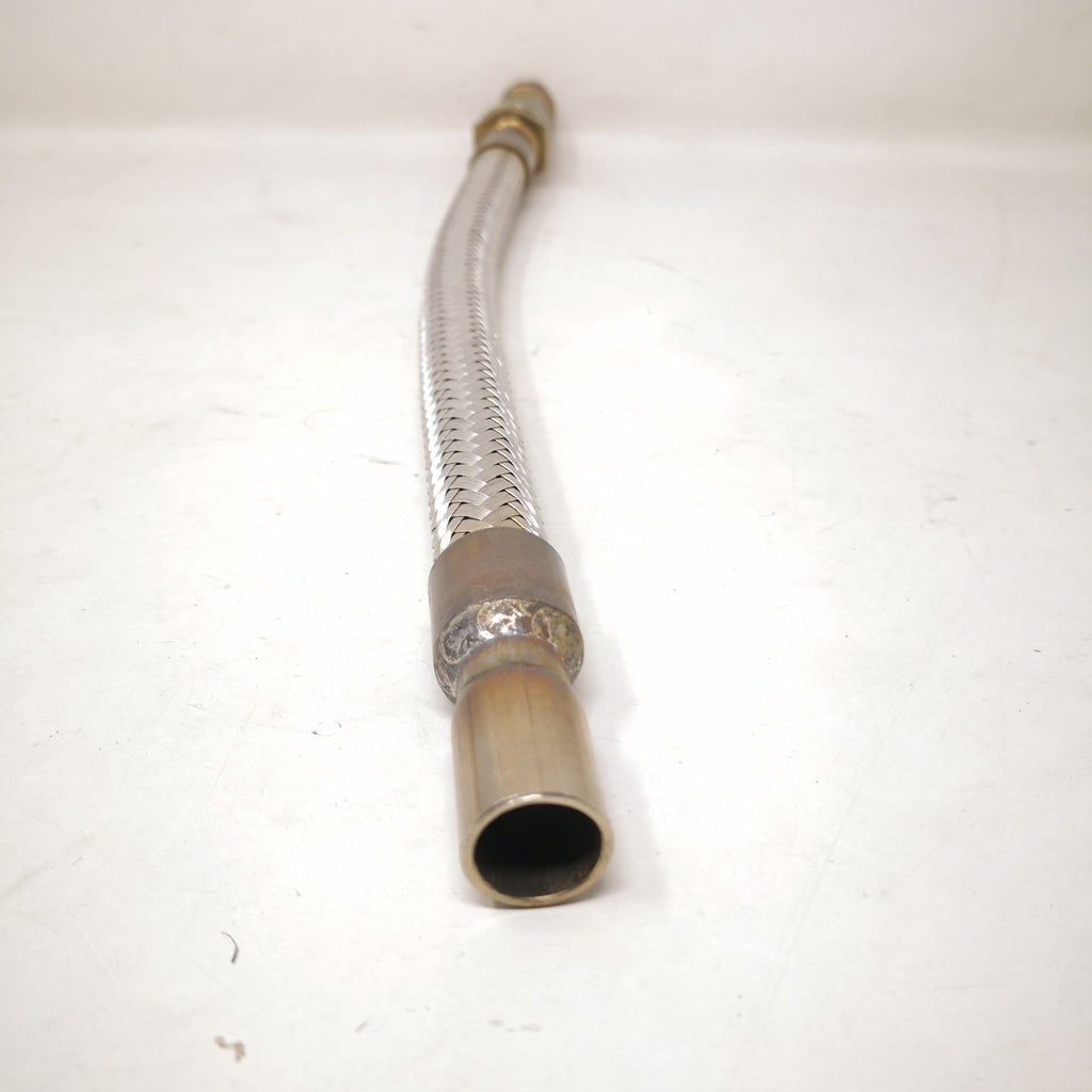 Manguera Acero Inoxidable 60cm - Conexión 3/8" A M8 Para Grifos, Válvulas Y Agua Potable, Flexible Y Resistente