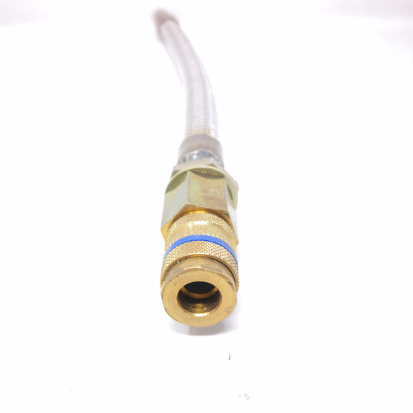 Manguera de acero inoxidable para gas con conexión hembra 42cm