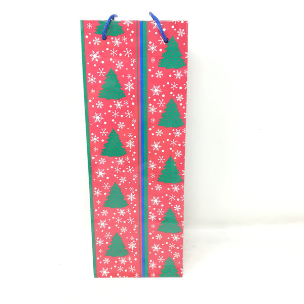 Bolsa para regalo navideñas 6pzas 32x12x8 cms