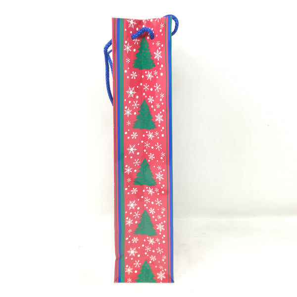 Bolsa para regalo navideñas 6pzas 32x12x8 cms