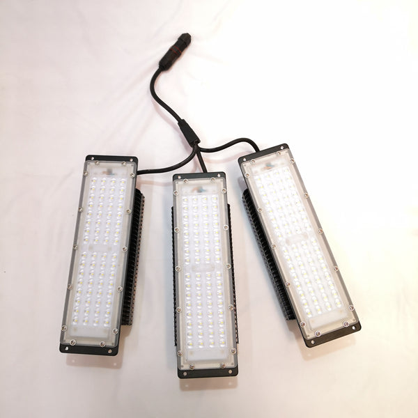 Set tres lámpara de inundación luz led