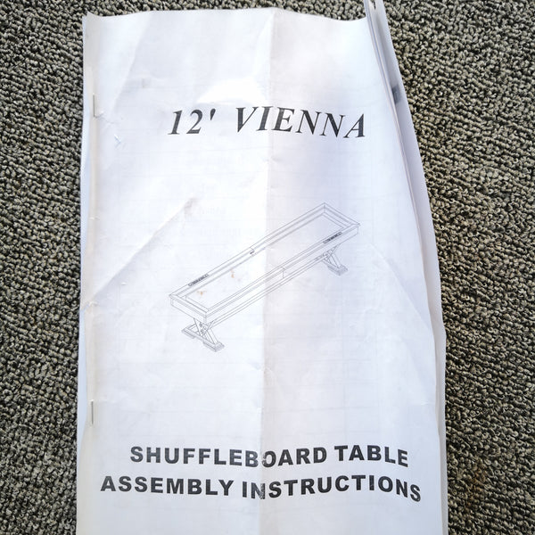 Mesa De Tejo 12” Vienna Tablero Profesional Presidential Billiards