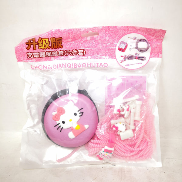 Estuche figuras infantiles y protector de cables cargador audífonos