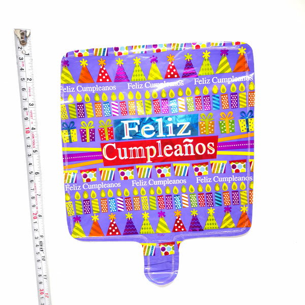 100 Globos Metalicos Feliz Cumpleaños