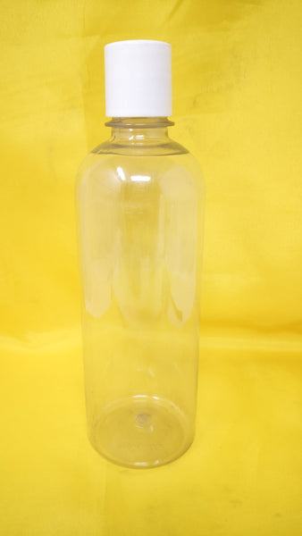 10 Envase Plastico Botella Cilindrica Con Tapa 500 Ml