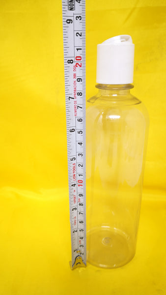 10 Envase Plastico Botella Cilindrica Con Tapa 500 Ml