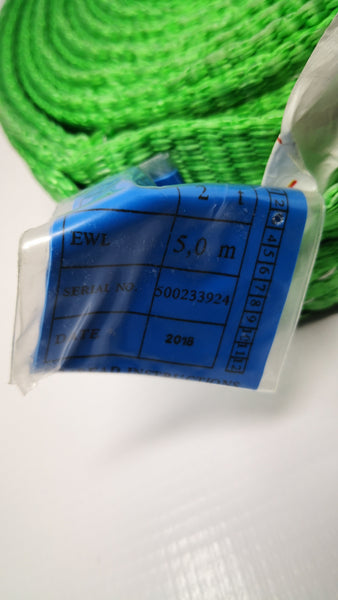 Eslinga Plana Powertex 5 M X 6 Cm Verde