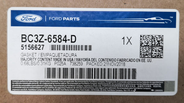 Empaque junta tapa de válvulas Ford BC3Z-6584-D F350 F250