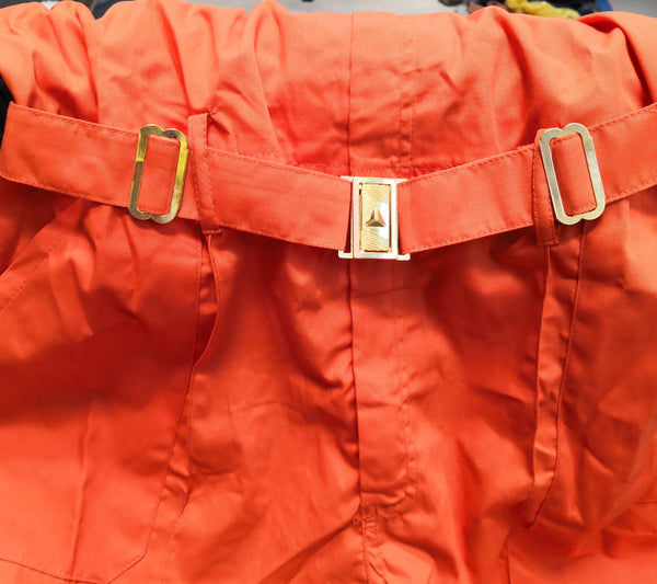 Overol Para Mujer Ropa Trabajo Naranja Mono Seguridad
