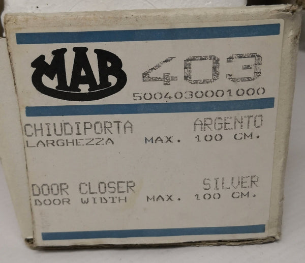 Cerrador de Puertas MAB 403 Door closer 100cm