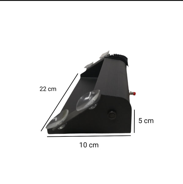 Luces led emergencia estroboscopica vehículos mototaxi 12V