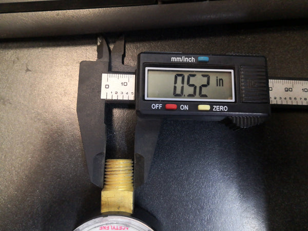 Manometro Baja Acetileno Soldar 20psi 2pulg CW