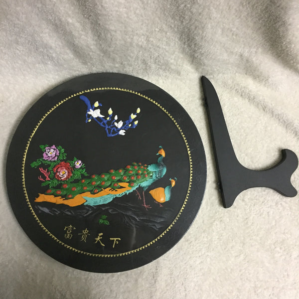 Platon Adorno Decorativo Artesanal Carbón De Leña Japones