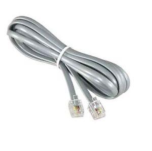 Cable Telefonico Gris 1.8m Paq/50pz