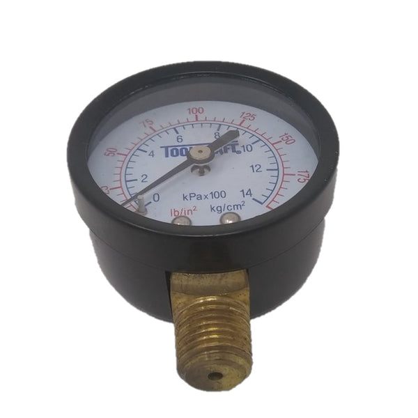 Manometro De Presion Toolcraft Pressure Gauge 200psi ¼ Npt