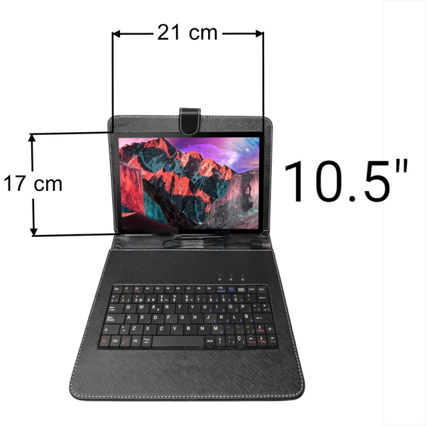 Funda Con Teclado Y Lapiz Para Tablet 10 Shl-48 Universal