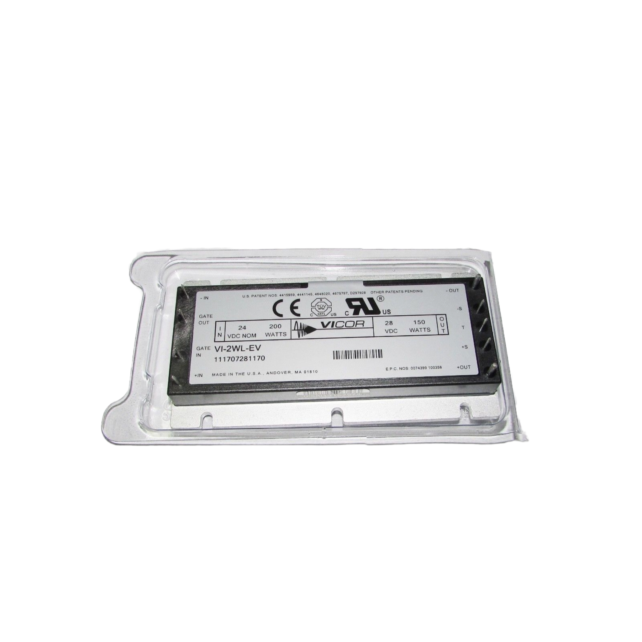 Convertidor De Voltaje 24/28v Dc Dc Converter Vicor Vi-2wl-e