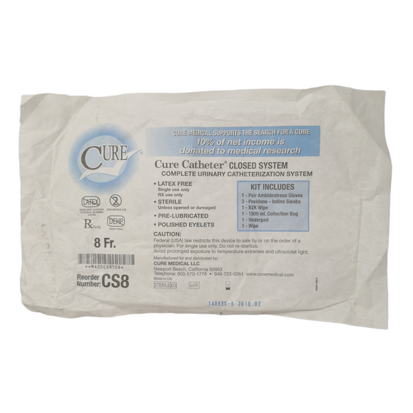 Kit cure sistema cerrado caterizacion urinaria