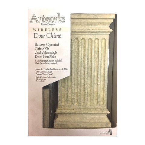 Timbre De Puerta Inalambrico Columna Griega Angelo 76517