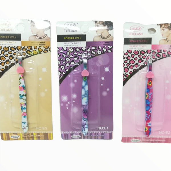 Saca Cejas Con Mango De Colores Paquete 12 piezas