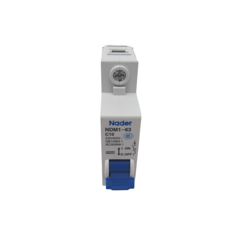 Pastilla Interruptor Termomagnetico Nader NDM1-63 10 Amp