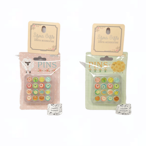 Chinchetas Push pins decorativos Infantiles 3pack x 16pza