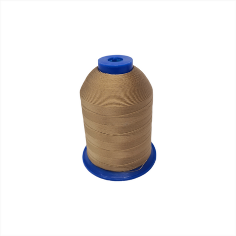 Rollo Hilo 0.4mm 2000m 100% Poliester Coser Bordar Crema