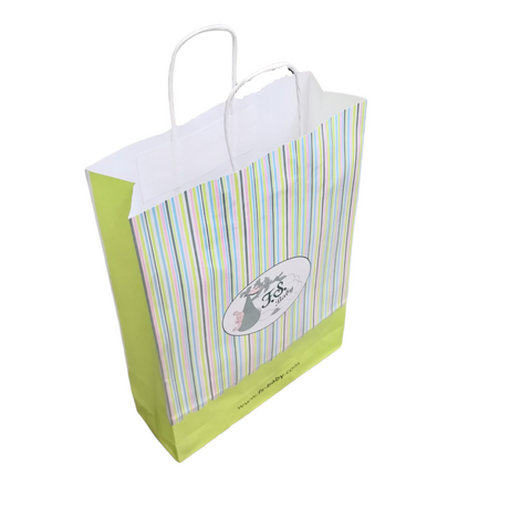 BOLSA PAPEL REGALO BABY SHOWER 27X9X39 10PACK