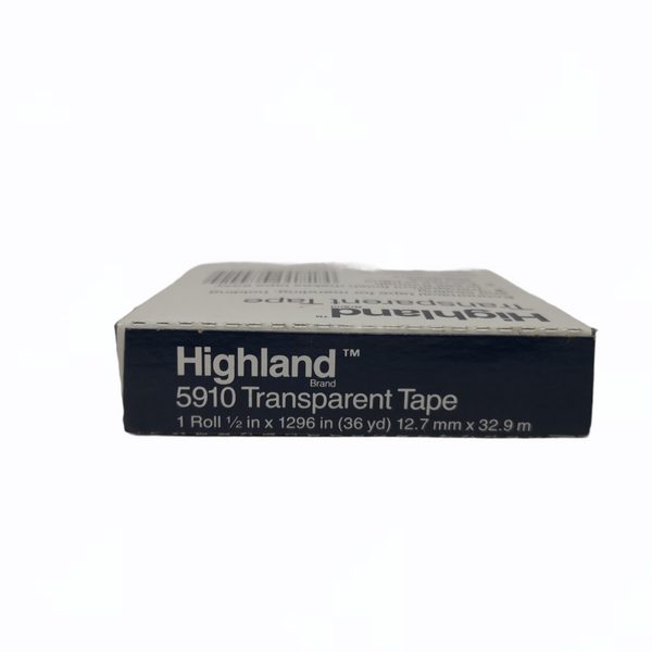 Cinta transparente Highland 5910 12.7mm X 33M pack 2 piezas