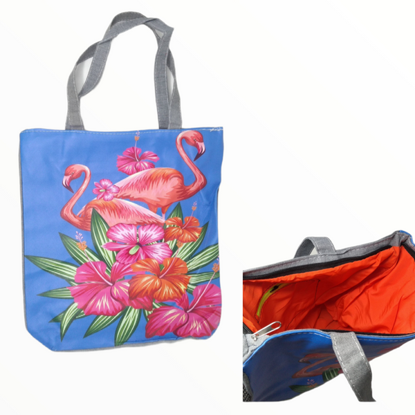 Bolsa De Playa Viaje Ecológica De Tela Estampado Animales