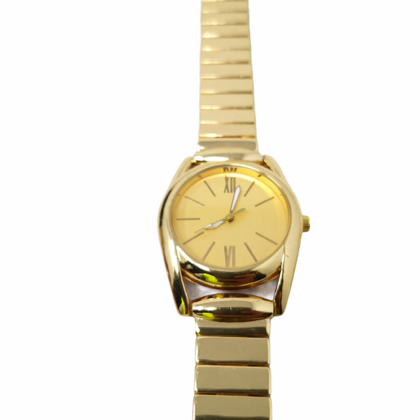 Reloj de pulso dama analógico dorado