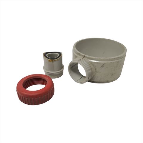 Abrazadera De PVC Con Embrague 10cm x 5altura