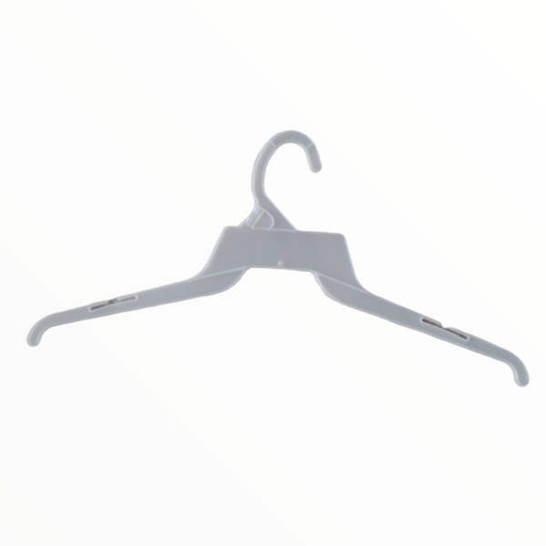 Gancho plástico para ropa 45x 22cm Paquete 12pzs