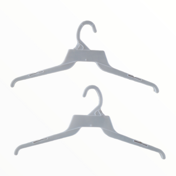 Gancho plástico para ropa 45x 22cm Paquete 12pzs