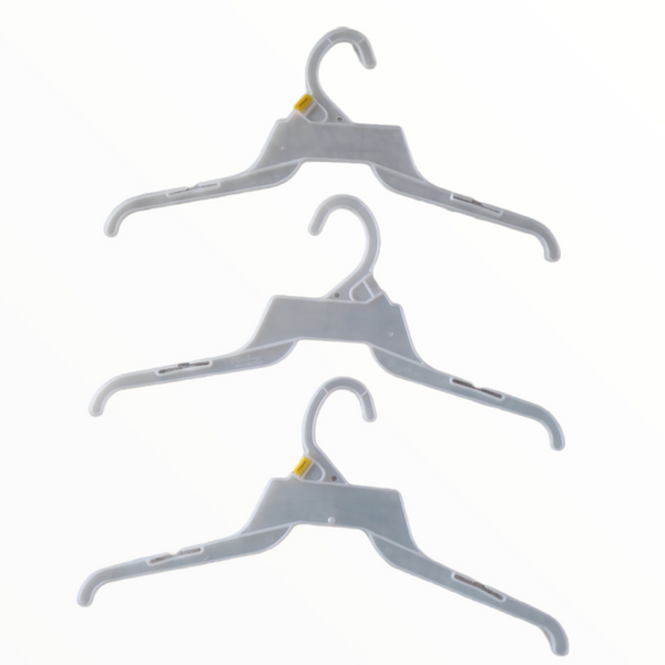 Gancho plástico ropa universal 40x20cm Pack 12pz