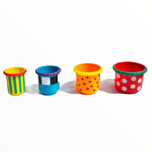 Juego De Vasos Logicos Didacticos Para Bebes Juguete Niños