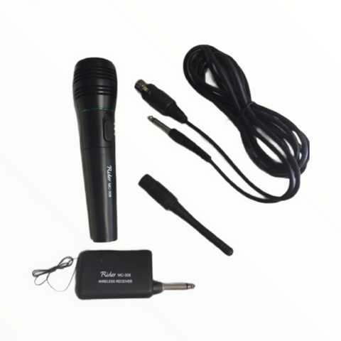 Microfono Inalambrico Rider Mc-308 Karaoke