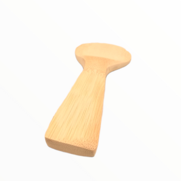Espatula Pala Madera Natural Bambu Cuchara Cocina Pack 5pz