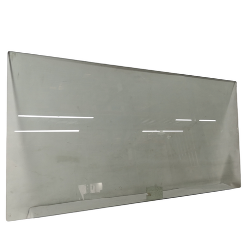 Cristal templado Cubierta Vidrio mesa Biselado 136x68cm 12mm