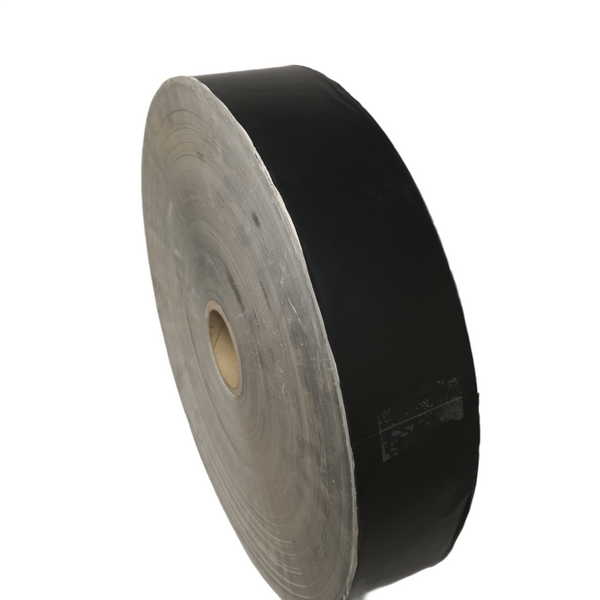 Rollo de papel Negro mate liso una sola cara 7.5cm