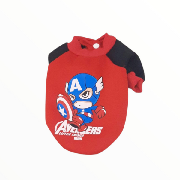 Ropa Perro Gato Sueter Mascota Super Heroes Talla M - L