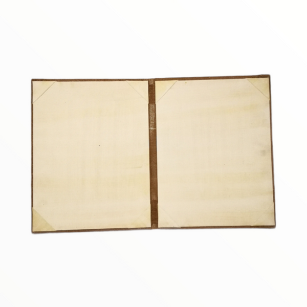 Carpeta Porta menú restaurante 30cmX23cm Artesanal pack 4pz