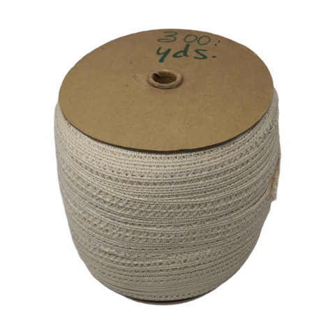 Bobina Entredós Bolillo Encaje Hilo Algodón 2cmx300 yds